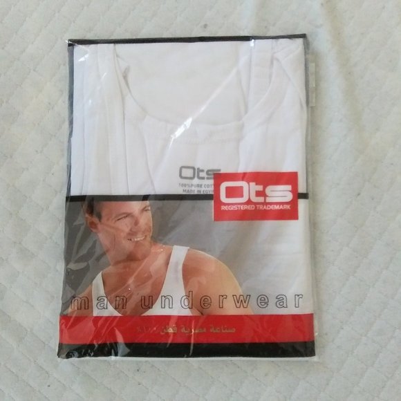 100% Egyptian cotton Mens undershirt set of 3 - Picture 1 of 4